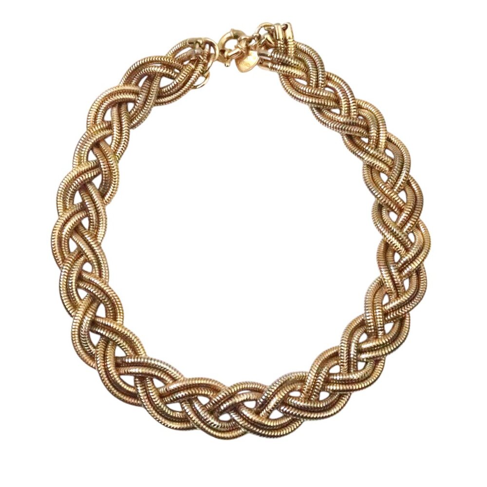 GILES & BROTHER Braided chain necklace